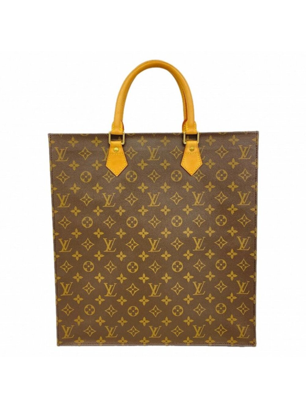 Louis Vuitton Tote Monogram Sac Plat Brown